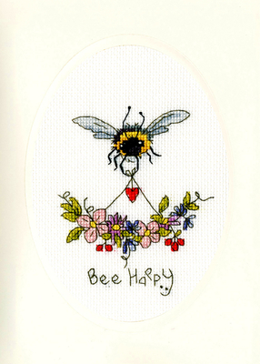 Borduurpakket Eleanor Teasdale - Bee Happy - Bothy Threads