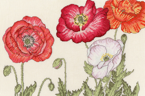 Borduurpakket Bothy Designs - Poppy Blooms - Bothy Threads