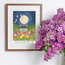 Cross stitch kit Lizzie Spikes - Flower Moon - Bothy Threads