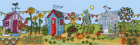 Cross stitch kit Fun! - Allotment Fun - Bothy Threads