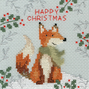 Borduurpakket Xmas Fox - Bothy Threads