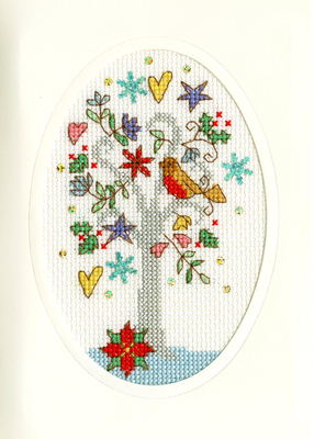Cross stitch kit Christmas Cards - Winter Wishes - Bothy Threads