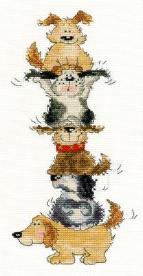 Cross stitch kit Margaret Sherry - Top Dog - Bothy Threads