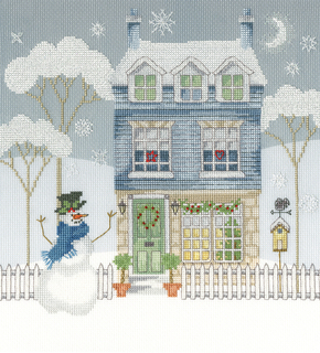Borduurpakket Karen Tye Bentley - Home For Christmas - Bothy Threads