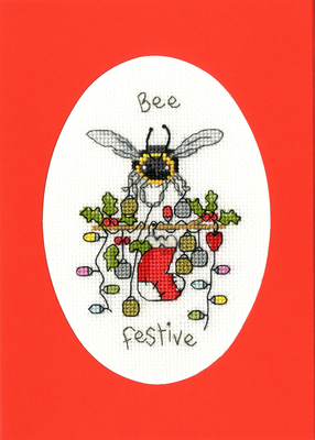 Cross stitch kit Eleanor Teasdale - Bee Festive - Bothy Threads