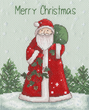 Cross stitch kit Julie Oldham - Ol' St Nick - Bothy Threads