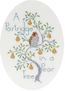 Cross stitch kit Christmas Card - A Partridge In A Pear Tree - Derwentwater Designs