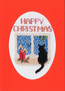 Borduurpakket Christmas Card - Christmas Cat - Bothy Threads