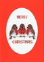 Borduurpakket Christmas Card - Robin Trio - Bothy Threads