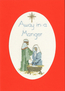 Cross stitch kit Christmas Card - Away In A Manger  - Derwentwater Designs