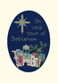 Cross stitch kit Christmas Card - Bethlehem  - Bothy Threads