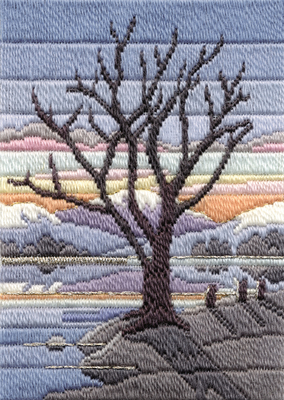 Longstitch kit Long Stitch Seasons - Winter Evening  - Derwentwater Designs