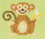 Cross stitch kit Little Stitchers Skip - Monkey Madness - Bothy Threads