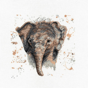 Cross stitch kit Eliza The Elephant - Bree Merryn