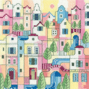 Cross stitch kit Impressions of Amsterdam - Heritage Crafts