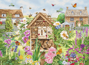 Borduurpakket Busy Bee Hotel - Leti Stitch