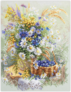 Cross stitch kit On the Forest Glade - Magic Needle