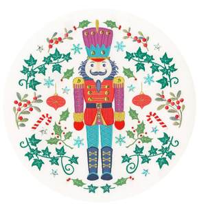 Vrij borduren pakket Kathy Pilcher - Folk Christmas - Bothy Threads