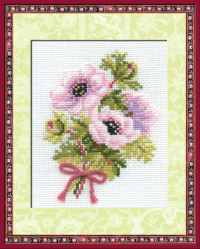Cross Stitch Kit Anemones - RIOLIS