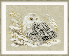 Cross Stitch Kit White Owl - RIOLIS