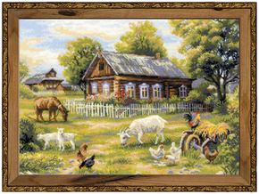 Borduurpakket Afternoon in the Country - RIOLIS