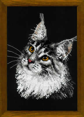 Cross Stitch Kit Maine Coon - RIOLIS