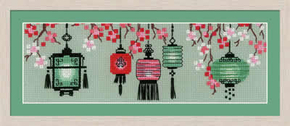 Cross stitch kit Lanterns - RIOLIS