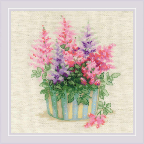 Borduurpakket Astilbe - RIOLIS
