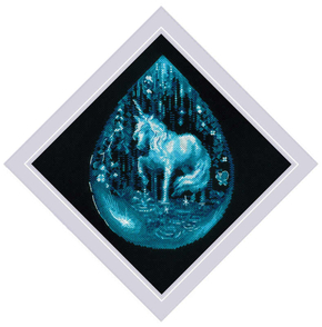 Cross stitch kit Unicorn Tear - RIOLIS