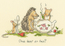 Cross stitch kit Anita Jeram - One leaf or two? - Bothy Threads