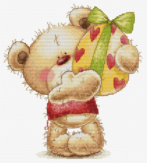 Cross stitch kit Surprise Egg - Luca-S
