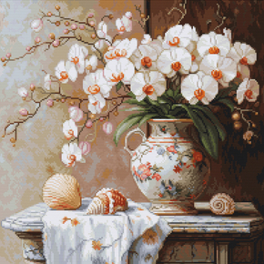 Borduurpakket The Elegance of the Orchid - Luca-S
