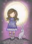 Cross stitch kit Gorjuss - Twilight - Bothy Threads
