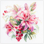 Borduurpakket Pink Lilies - Magic Needle