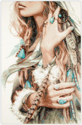 Borduurpakket Boho Girl - Magic Needle