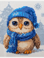 Cross stitch kit Cuddly Owl - Aine